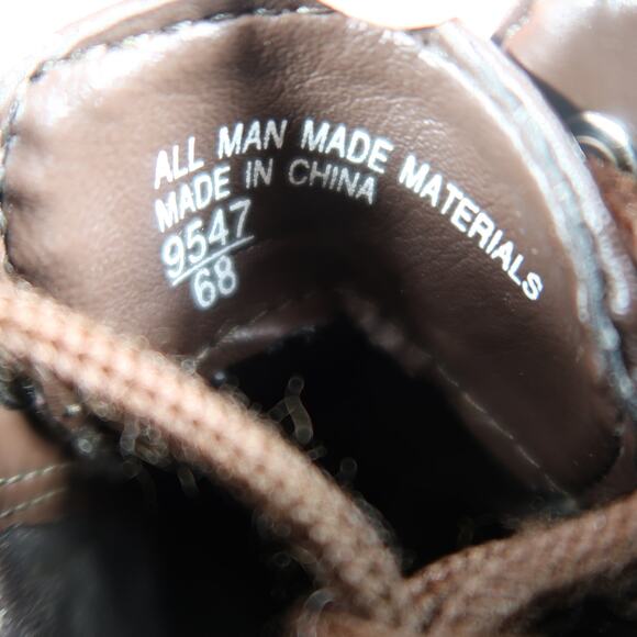 Coasters Shoes Womens 8 Chukka Boots Ankle Booties Retro Classic Brown Lace Up - Picture 7 of 13